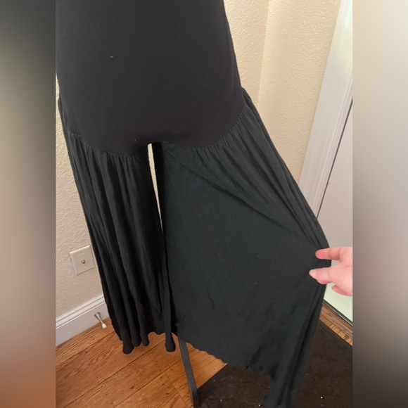 Ioanna Kourbela Black Strapless Wide Leg One Piece Jumpsuit Size Small - Picture 9 of 15